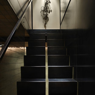Exemple d'un escalier tendance.