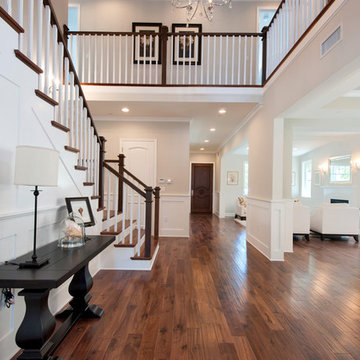 Staircase / Hallway Featuring Garrison Deluxe Walnut Natural Flooring
