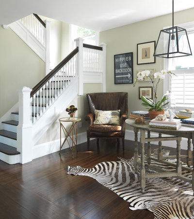 American Traditional Staircase by Kate Jackson Design