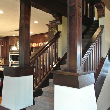 Staircase molding and millwork