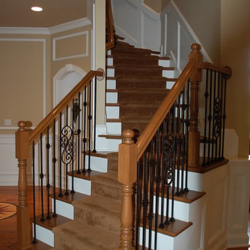 Staircase of European Traditional Home