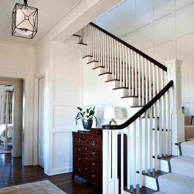 Wooden staircase photo in Charleston