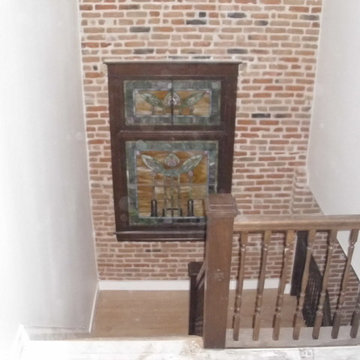Staircase Stained Glass Window in Denver, CO