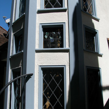 Staircase/Stair tower windows/exterior view
