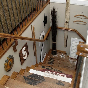 staircase wall decorating ideas