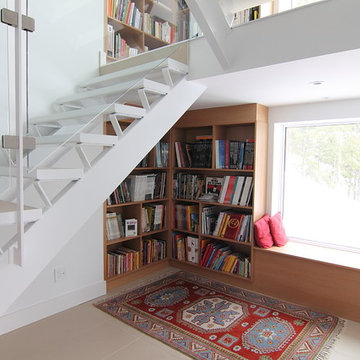 Staircase with Bookshelves