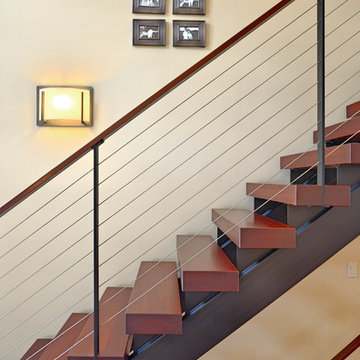 Staircase with Brazilian Cherry treads