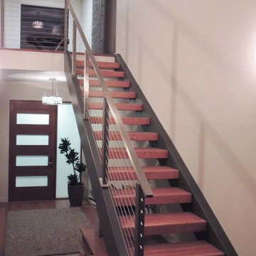 Staircase with Cable handrail