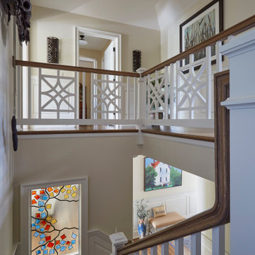 Staircase with Decorative Inserts