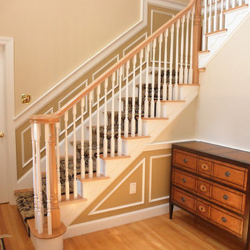Staircase with Wainscoting