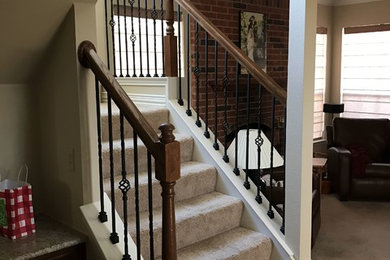 Staircase - craftsman staircase idea in Dallas
