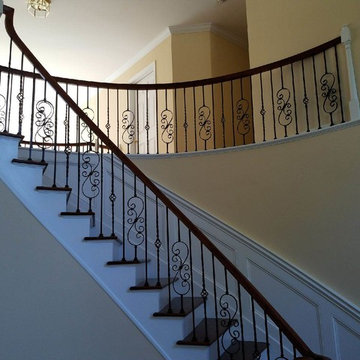 Stairs, railings
