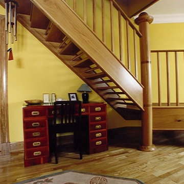 Stairs - Solid Wood Staircase with Open Steps