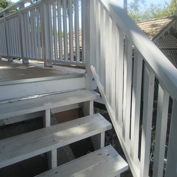 Stairs to deck