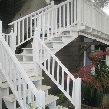 Stairs to deck