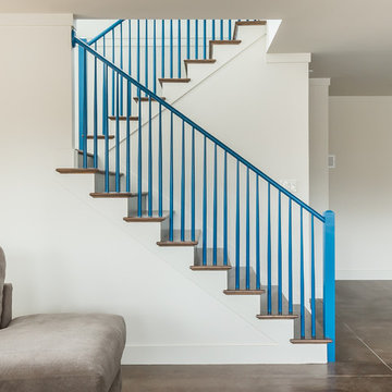 Stairway - Blalock Lakes Custom Home by Winans Homes
