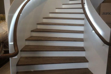 Stairwell Handrail Strip Lighting