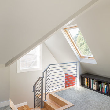 Stairwell Remodel at Attic Level