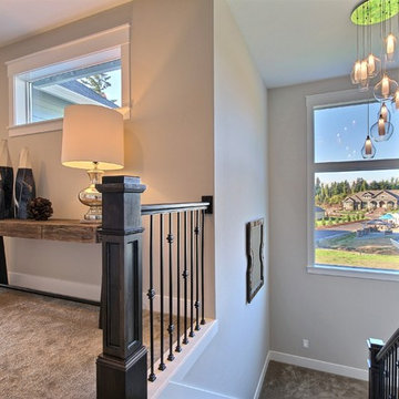 Stairwell Upper Landing - The Aerius - Two Story Modern American Craftsman