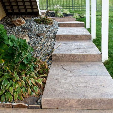 Stamped Concrete Steps