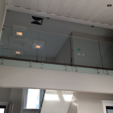 Stand Off System Frameless  Railing Glass