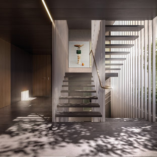 Design ideas for a modern staircase in Melbourne.