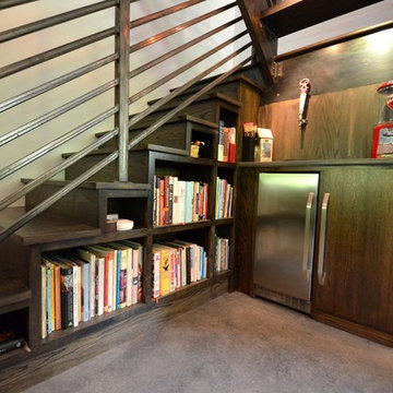 Storage under the stairs