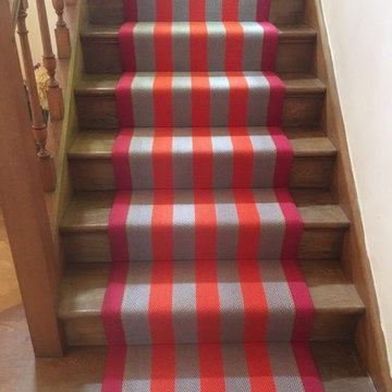 Stunning Roger Oates Fitzroy Bright stair runner to period propery