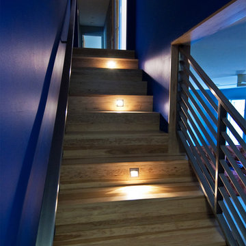 Suburban Zen - Kitchen and stairway remodel