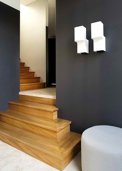 Contemporary Staircase by Designed by Karen Akers