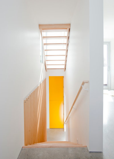 Contemporary Staircase by Novell Design Build & Novella Outdoors