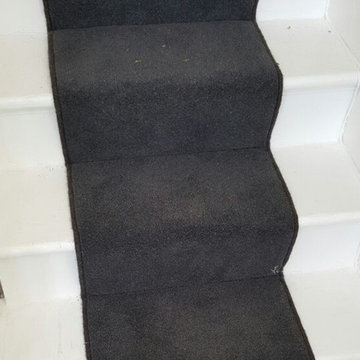 Supply & Install Grey Carpet to Stairs as Runner