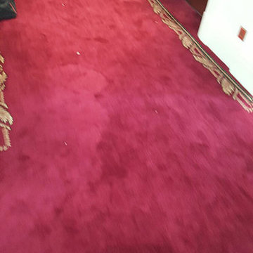 Supply & Install Patterned Red Carpet to Stairs