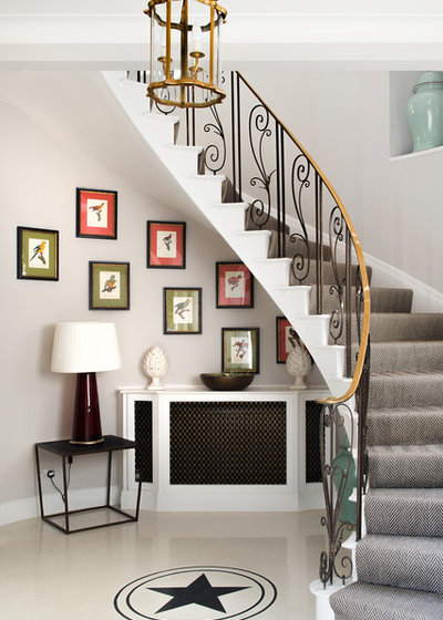 Transitional Staircase by Kelling Designs