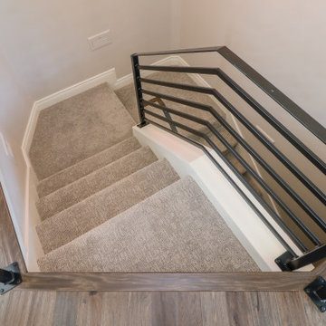 Textured carpet for stairs