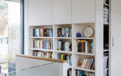 10 Smart Ways to Add Some Shelves to Your Stairwell