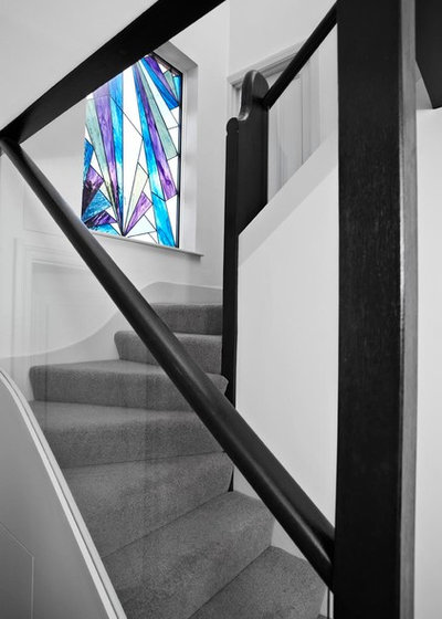 Contemporain Escalier by Bailey London Interior Design & Build