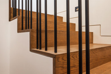This is an example of a modern staircase in Denver.