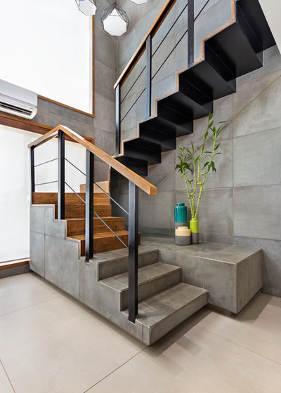 Industrial Staircase by Studio Nishita Kamdar