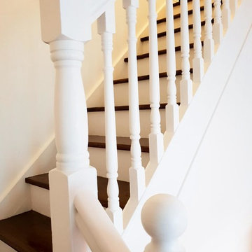 The Renovation Of A Staircase, The Treads & Spindles
