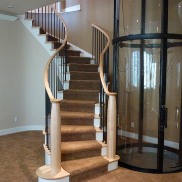 The Visi 58 Glass Home Elevator by Nationwide Lifts