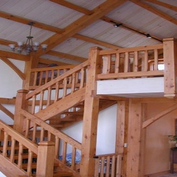 Timber Stair Case