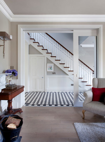 Transitional Staircase by Woodale