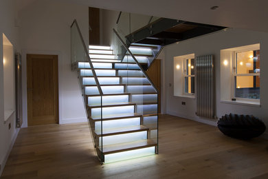Photo of a contemporary staircase in Edinburgh.
