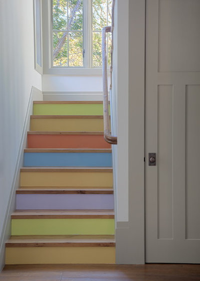 Éclectique Escalier by Polsky Perlstein Architects