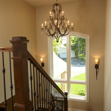 stairwell chandelier