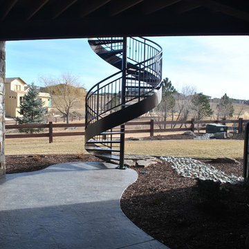 Traditional Timnath Spiral Staircase