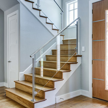 Transitional New Construction: Staircase