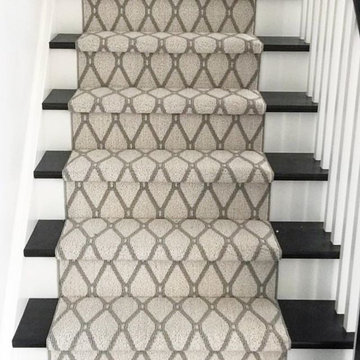 Transitional Staircase Carpet Runner