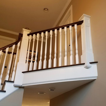 Trumbull custom stairway and rails